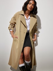 PixieGirl Petite Natural Duster Trench Coat - Image 5 of 6