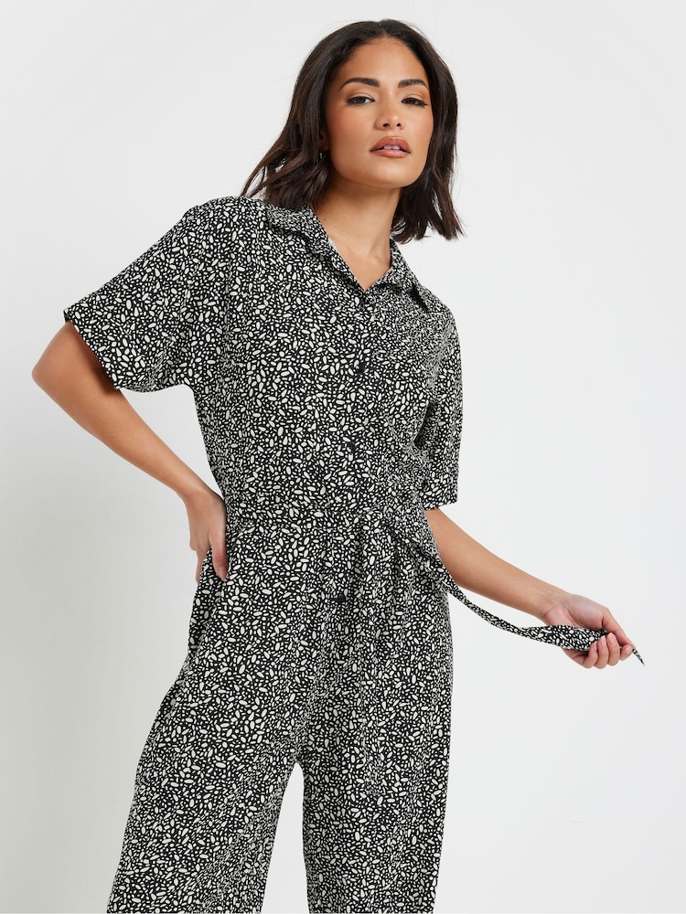 PixieGirl Petite Geometric Wide Leg Jumpsuit - Imagen 5 de 5