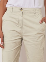 M&Co Natural Petite Chino Trousers - Image 3 of 5