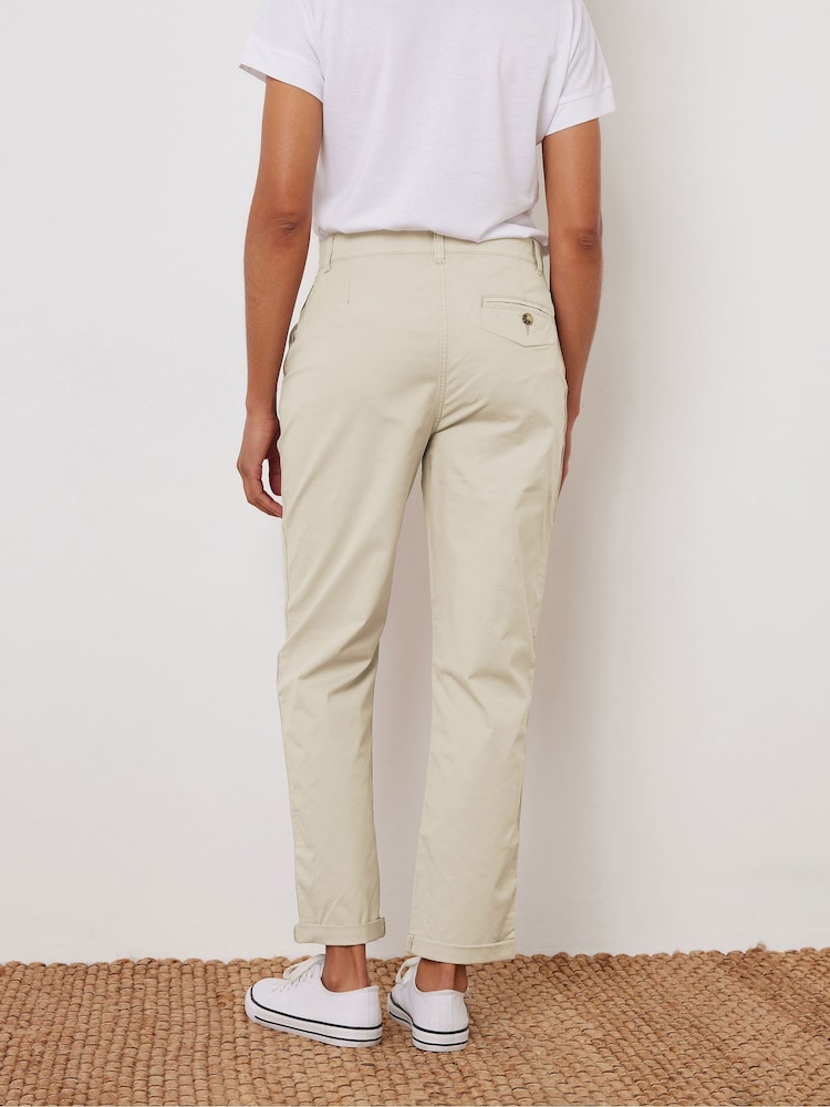 M&Co Natural Chino Trousers - Image 2 of 4 M&Co Natural Chino Trousers - Image 2 of 4