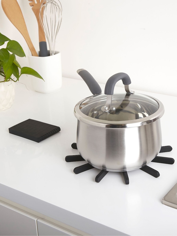 Umbra Black Fanfare Trivet - Image 1 of 5