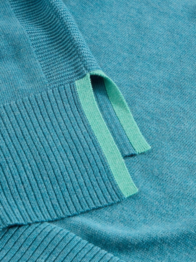 White Stuff Blue Olive Jumper - Image 6 of 6