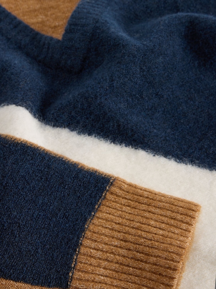 White Stuff Natural Cerie Chevron Jumper - Image 6 of 6