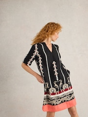 White Stuff Black June 100% Linen Dress - Image 1 of 6