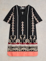 White Stuff Black June 100% Linen Dress - Image 5 of 6