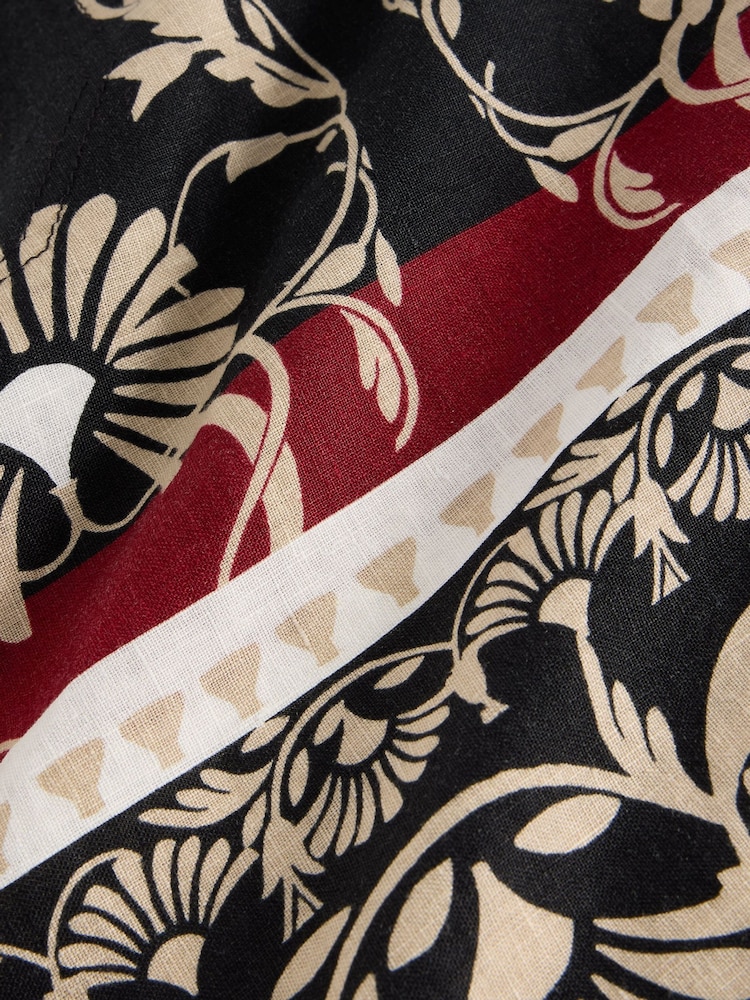 White Stuff Black June 100% Linen Dress - Image 6 of 6