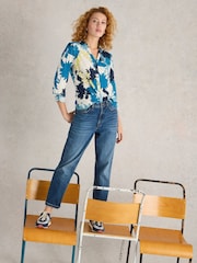 White Stuff White Annie Jersey 100% Cotton Shirt - Image 4 of 6