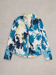 White Stuff White Annie Jersey 100% Cotton Shirt - Image 6 of 6