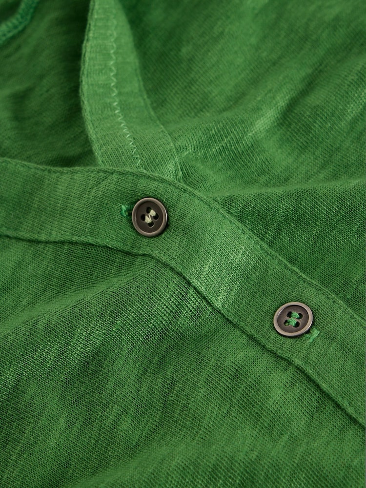 White Stuff Green Charlie 100% Linen Shirt - Image 6 of 6