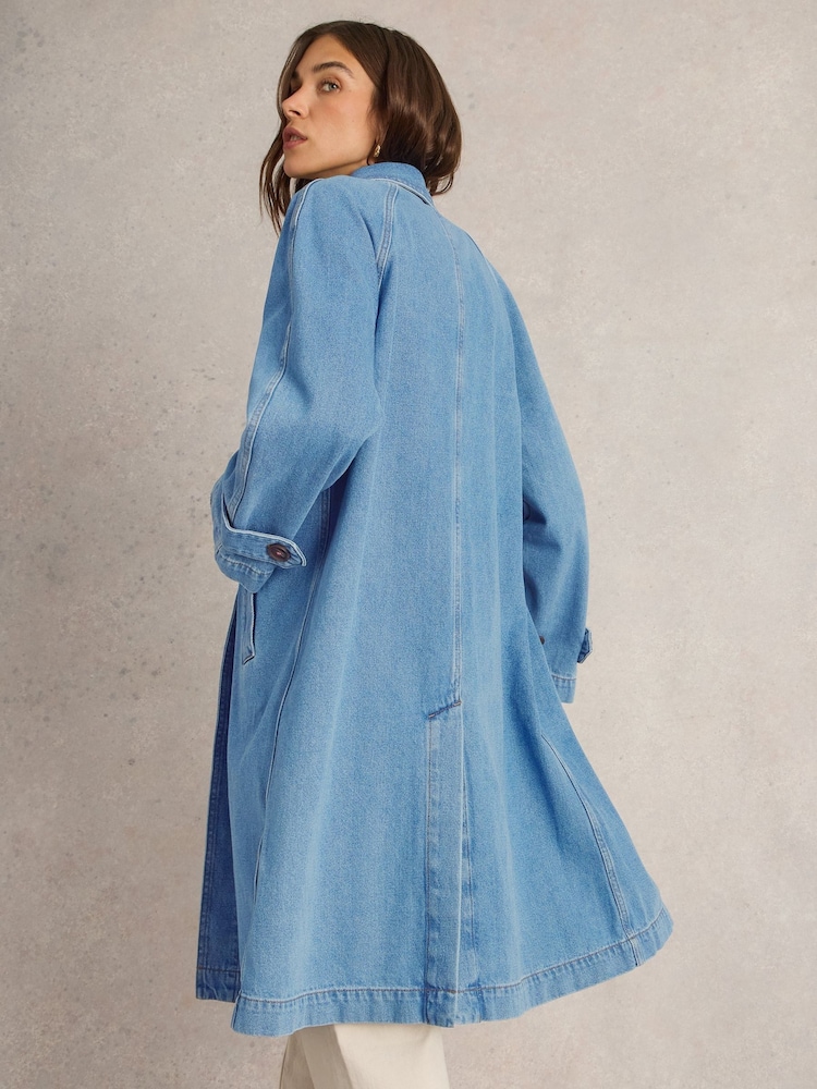 White Stuff Oakleigh Denim-Mantel - Bild 2 von 7 White Stuff Oakleigh Denim-Mantel - Bild 2 von 7