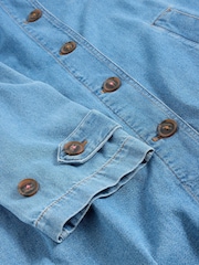 White Stuff Light Blue Oakleigh Denim Coat - Image 8 of 8