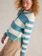 White Stuff Blue Jana Cardigan - Image 3 of 6