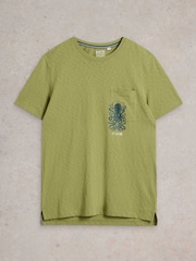 White Stuff Octopus Graphic 100% Cotton T-Shirt - Image 5 of 6