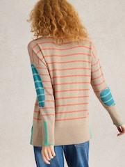 White Stuff Natural Olive Heart Jumper - Image 2 of 6