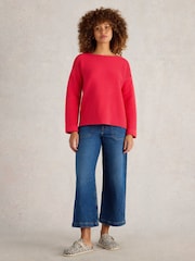White Stuff Pink Jana Jumper - Image 1 of 6