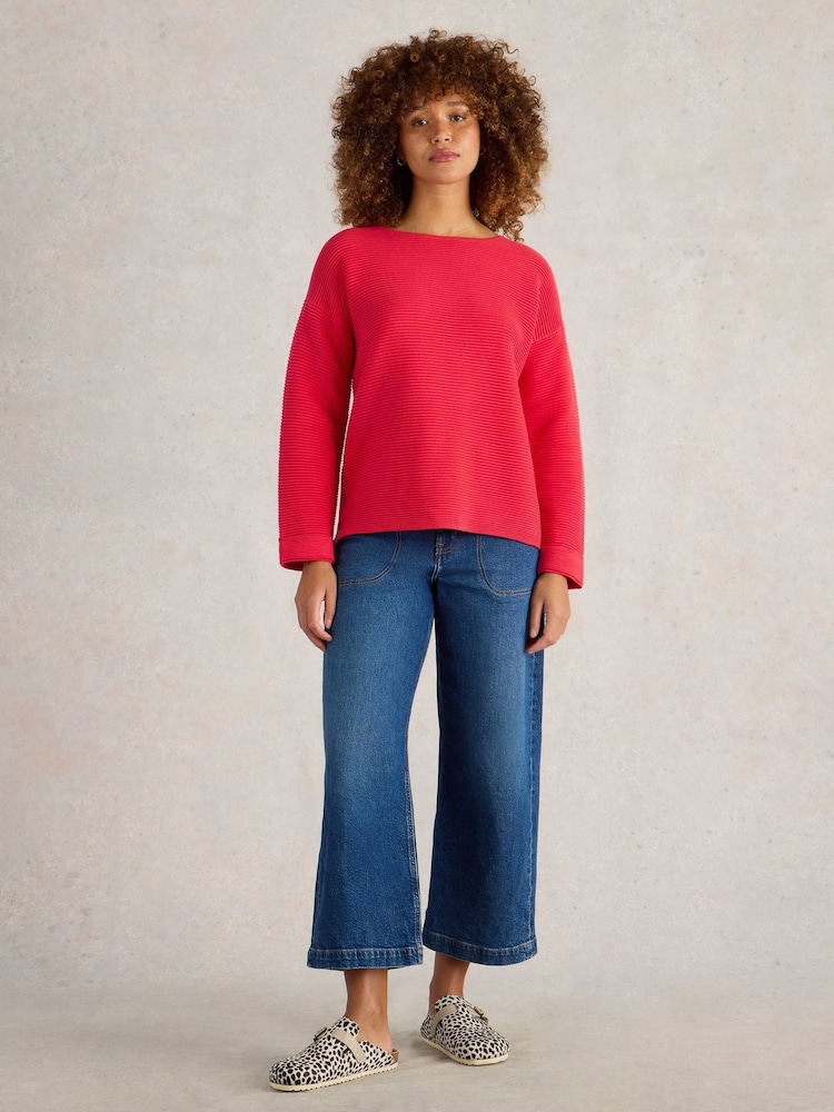 White Stuff Pink Jana Jumper - Image 1 of 6