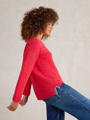 White Stuff Pink Jana Jumper - Image 3 of 6