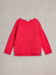 White Stuff Pink Jana Jumper - Image 5 of 6
