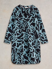 White Stuff Black June Jersey 100% Cotton Dress - Image 5 of 6