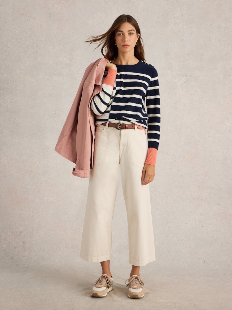 White Stuff Blue Emma Jumper - Image 1 of 6