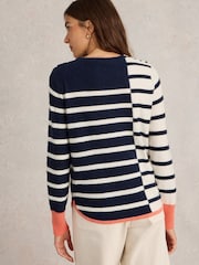 White Stuff Blue Emma Jumper - Image 3 of 6