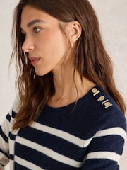 White Stuff Blue Emma Jumper - Image 4 of 6