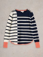 White Stuff Blue Emma Jumper - Image 5 of 6