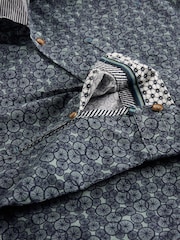 White Stuff Bike Tires Printed 100% Cotton Shirt - Imagen 7 de 7
