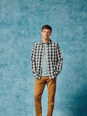 White Stuff Blue Buffalo Check Long Sleeve Shirt - Image 2 of 7