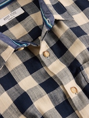 White Stuff Blue Buffalo Check Long Sleeve Shirt - Image 7 of 7