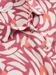 White Stuff Pink Rua Jersey Shirt Dress - Image 6 of 6