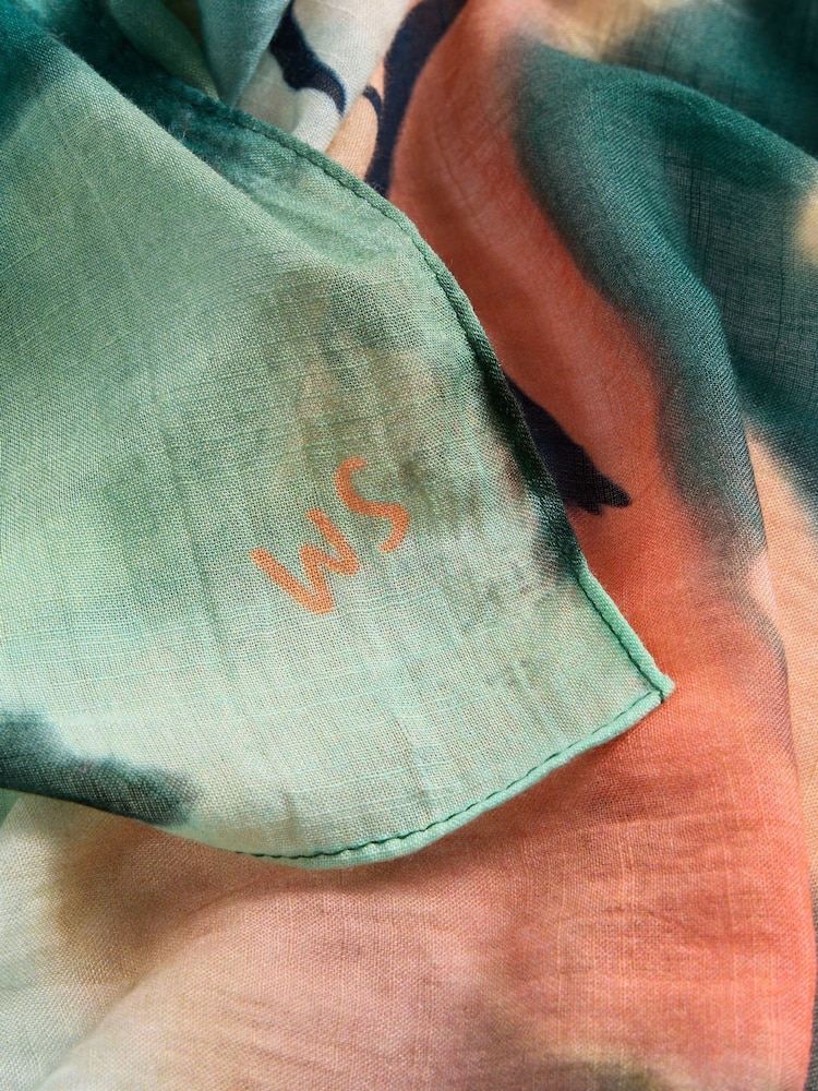 White Stuff Green Canyon Sunrise Scarf - Image 3 of 3 White Stuff Green Canyon Sunrise Scarf - Image 3 of 3