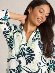 White Stuff White Blake 100% Linen Tunic - Image 4 of 6