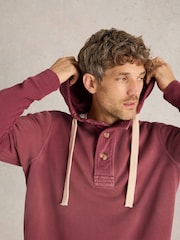 White Stuff Purple Brampton Overhead Hoodie - Image 5 of 7