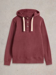 White Stuff Purple Brampton Overhead Hoodie - Image 6 of 7