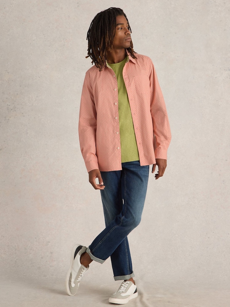 White Stuff Pink Mini Flower Printed Shirt - Image 2 of 6