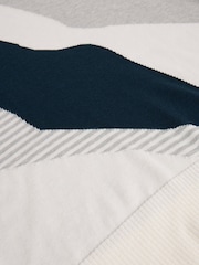 White Stuff Grey Olive Abstract Jumper - Image 6 of 6