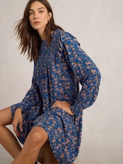 White Stuff Blue Sylvie Dress - Image 4 of 7