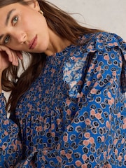 White Stuff Blue Sylvie Dress - Image 5 of 7