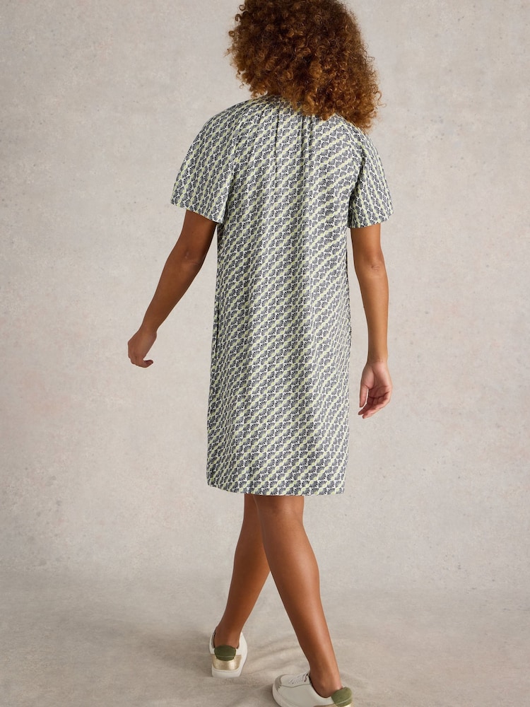 White Stuff White Lindsay Linen Blend Dress - Image 2 of 6