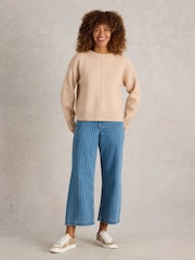 White Stuff Natural Lovely Boxy Jumper - Image 2 of 6
