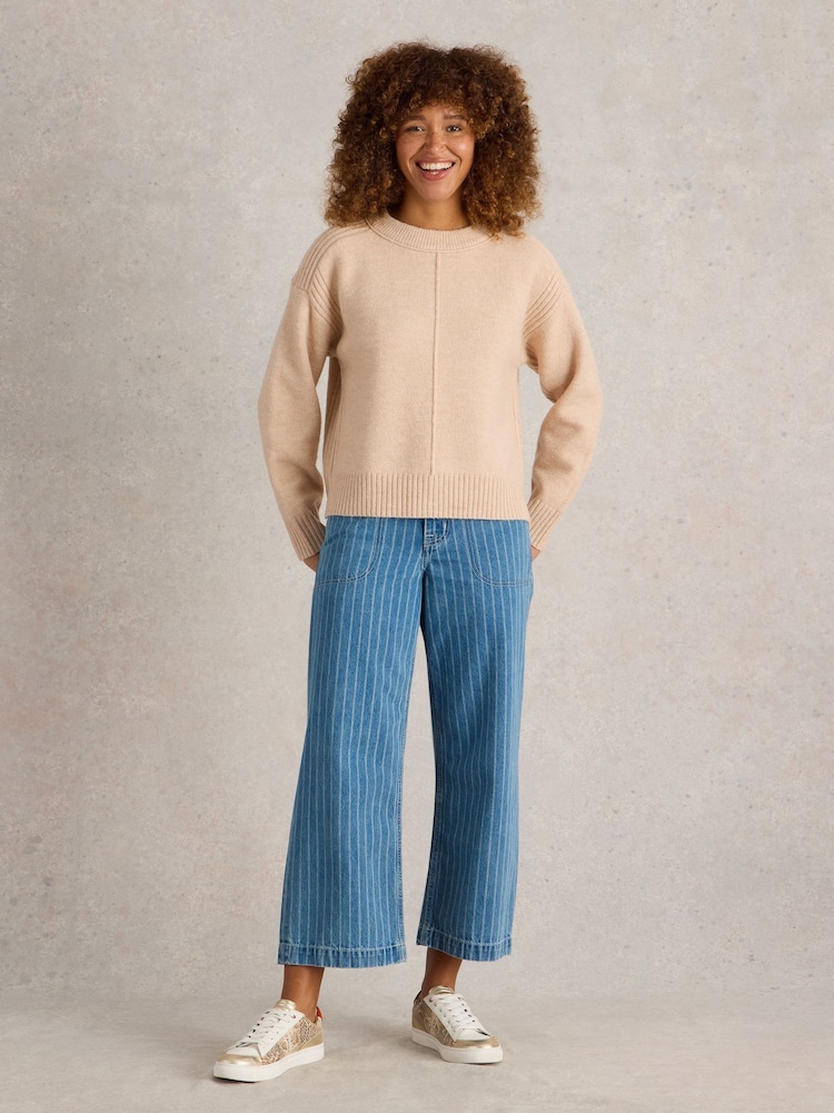 White Stuff Natural Lovely Boxy Jumper - Image 2 of 6