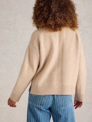 White Stuff Natural Lovely Boxy Jumper - Image 3 of 6