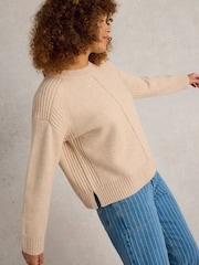 White Stuff Natural Lovely Boxy Jumper - Image 4 of 6