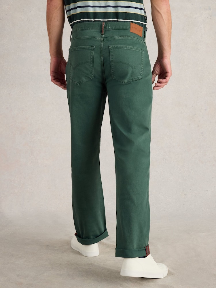 White Stuff Green Eastwood Garment Dye Jeans - Image 2 of 6