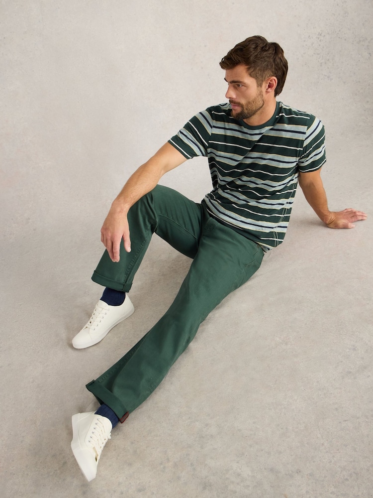 White Stuff Green Eastwood Garment Dye Jeans - Image 3 of 6