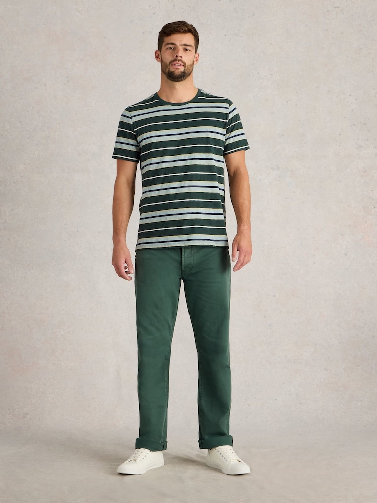 White Stuff Green Eastwood Garment Dye Jeans - Image 4 of 6