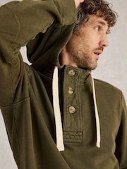 White Stuff Green Brampton Overhead Hoodie - Image 4 of 6