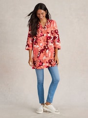 White Stuff Red Blake 100% Linen Tunic - Image 3 of 6