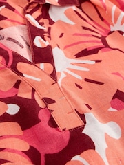 White Stuff Red Blake 100% Linen Tunic - Image 6 of 6